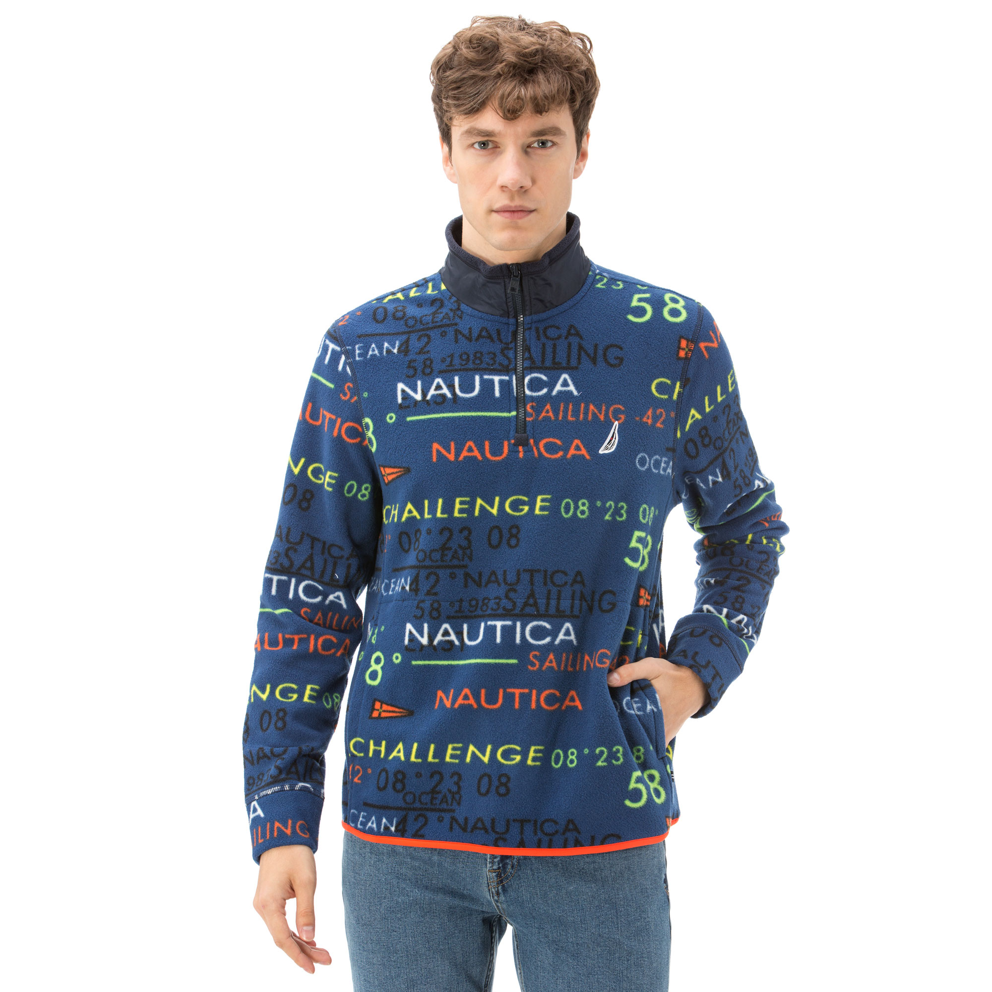 Nautica Erkek Lacivert Sweatshirt