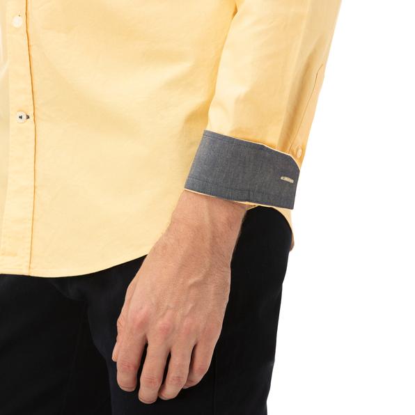 NAUTICA Erkek Sarı Slim Fit Gömlek