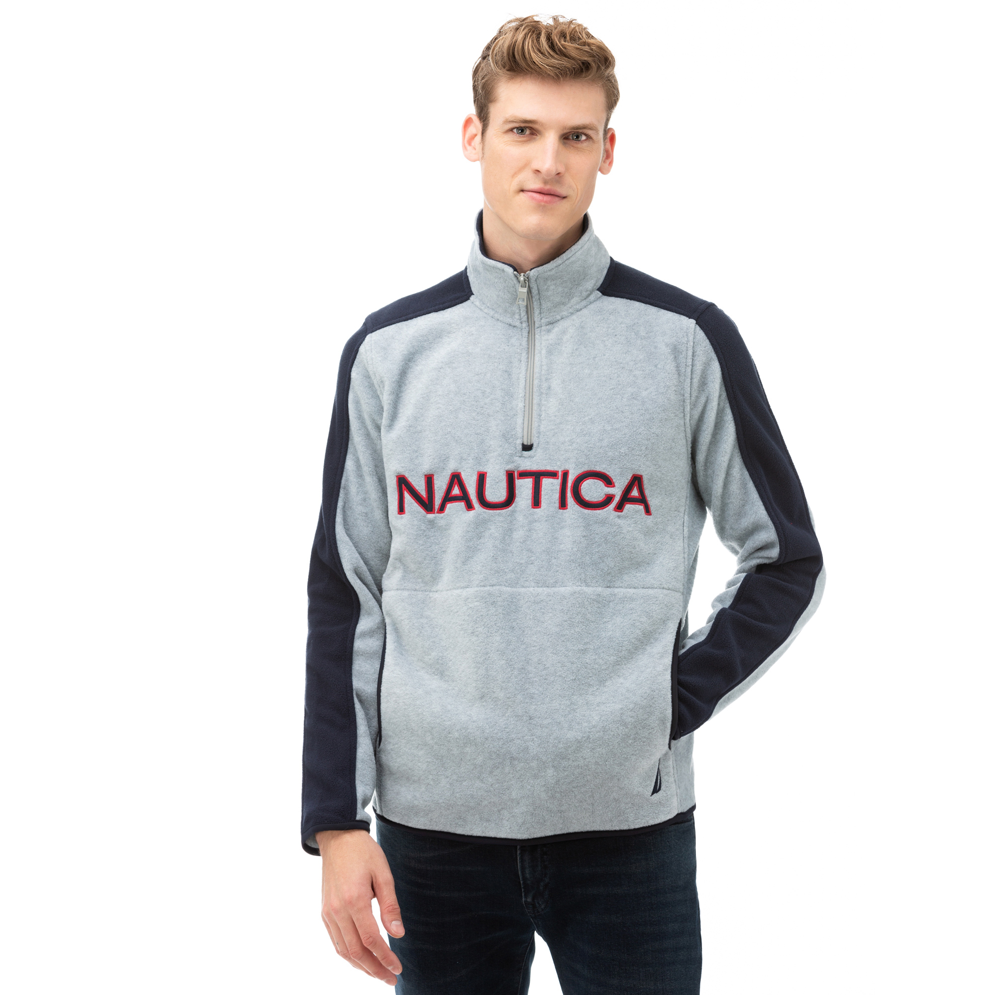Nautica NAUTICA Erkek Gri Sweatshirt. 1