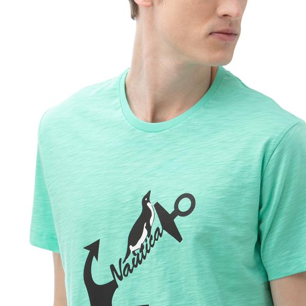 Nautica Erkek Yeşil T-Shirt. 4