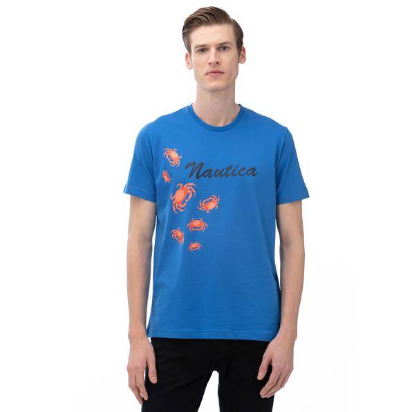 NAUTICA Erkek Mavi T-Shirt