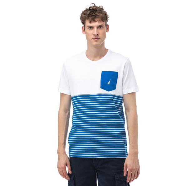 Nautica Erkek Mavi T-Shirt. 2