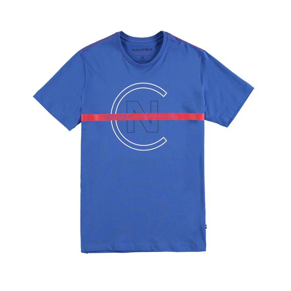 Nautica Erkek Mavi T-Shirt. 4