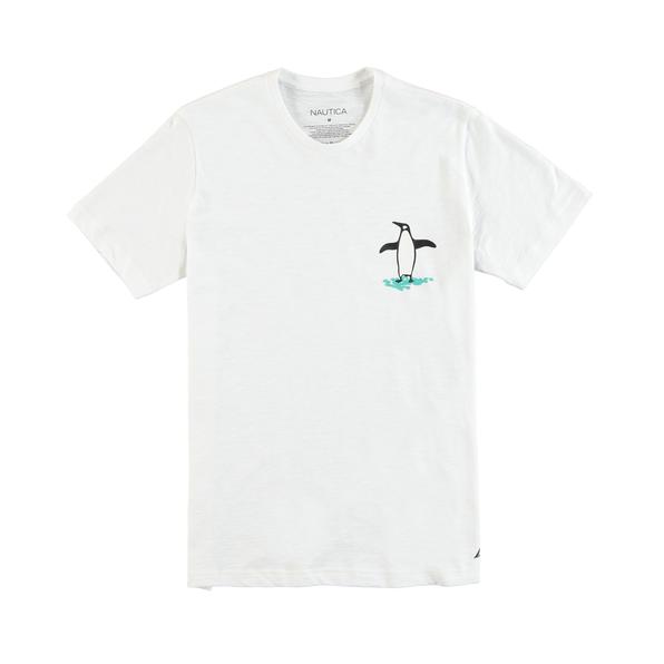 Nautica Erkek Beyaz T-Shirt. 6