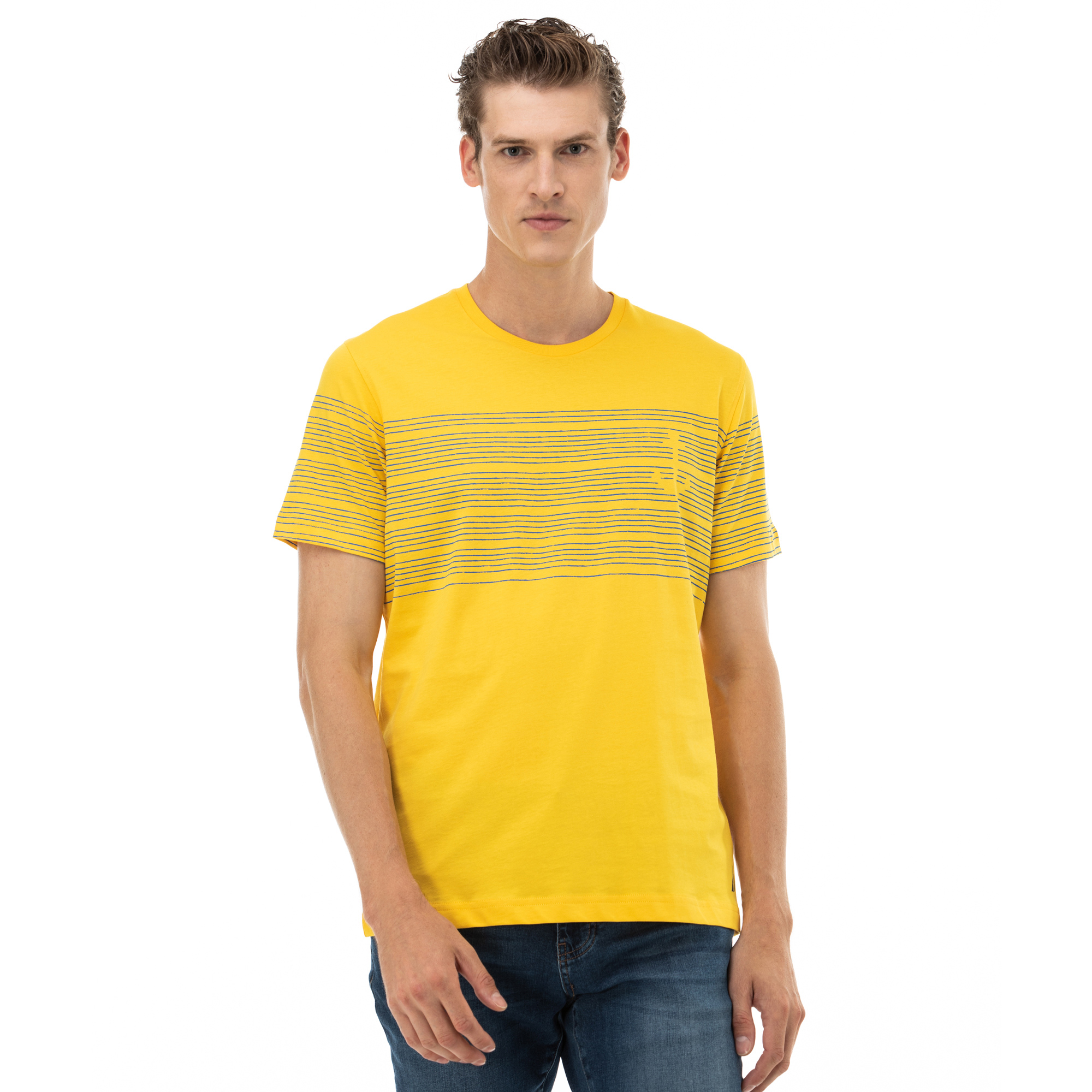 NAUTICA Erkek Sarı T-Shirt
