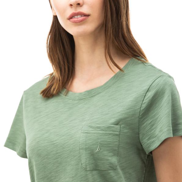 Nautica Kadın Yeşil T-Shirt. 5