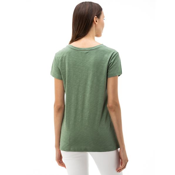 Nautica Kadın Yeşil T-Shirt. 3