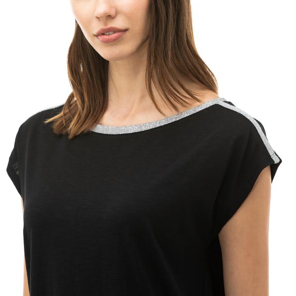 Nautica Kadın Siyah T-Shirt. 5