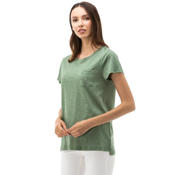 Nautica Kadın Yeşil T-Shirt. 4