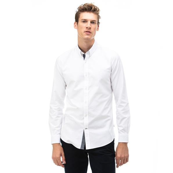 Nautica Erkek Beyaz Slim Fit Gömlek. 2
