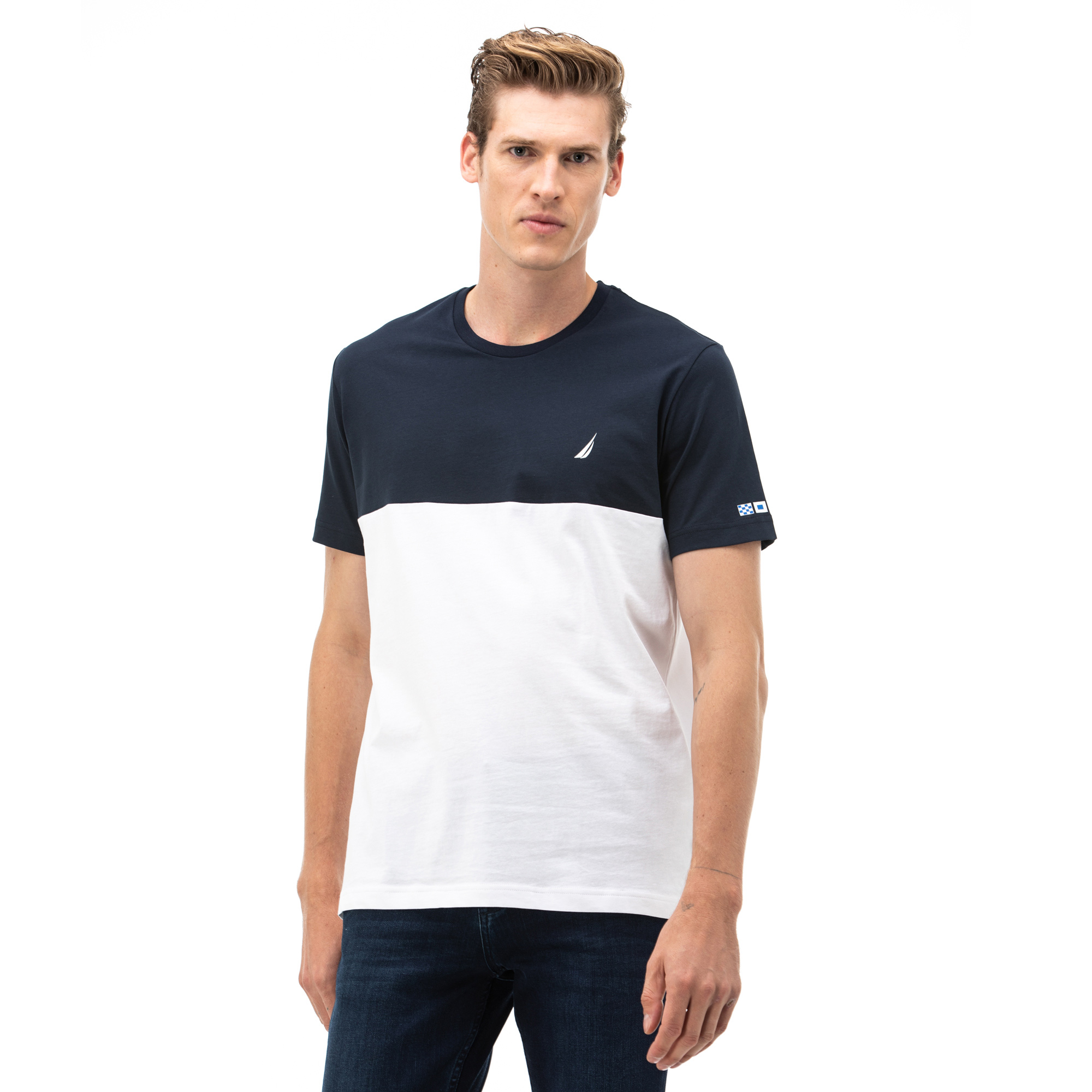 Nautica Erkek Lacivert T-Shirt. 1