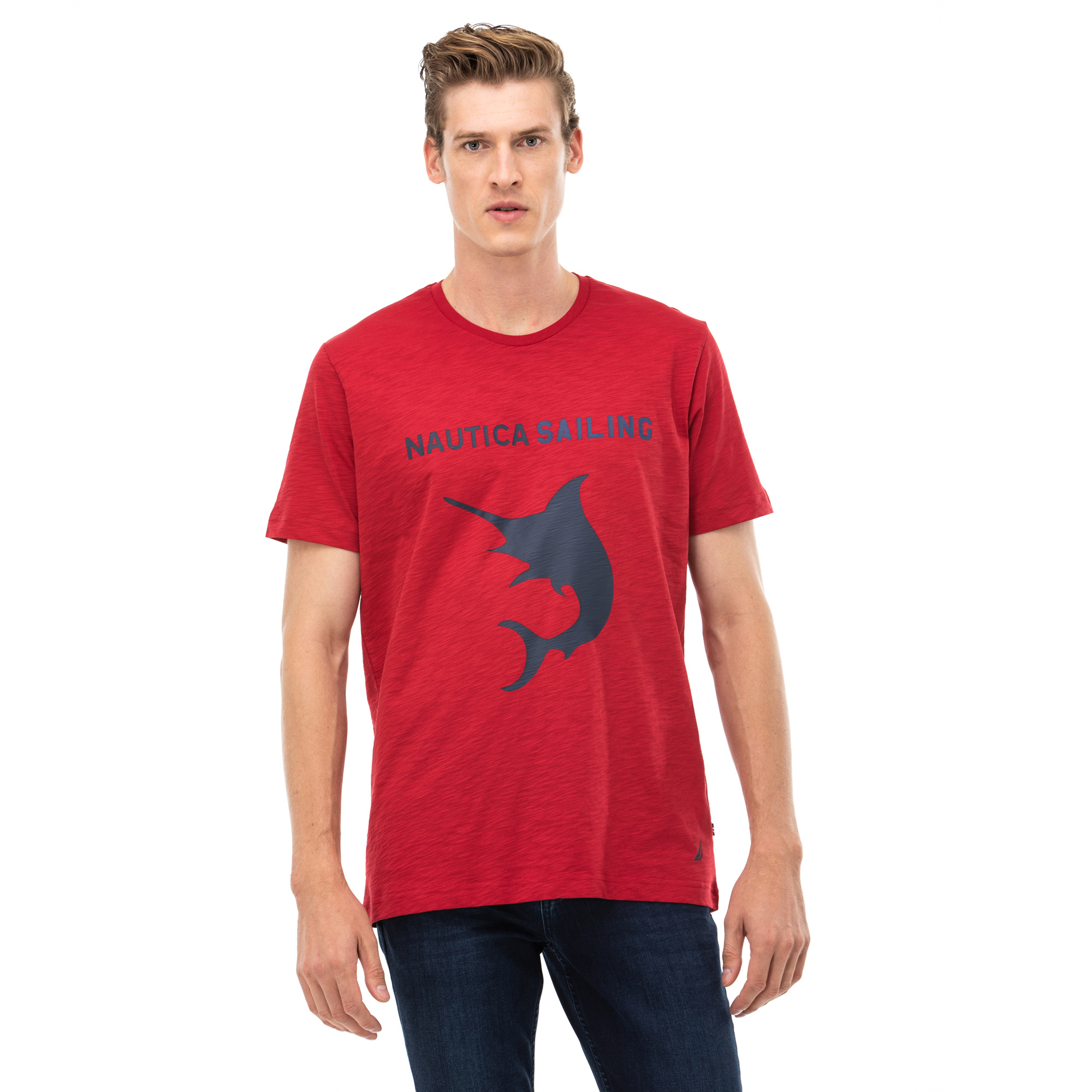 Nautica Erkek Kırmızı T-Shirt. 1