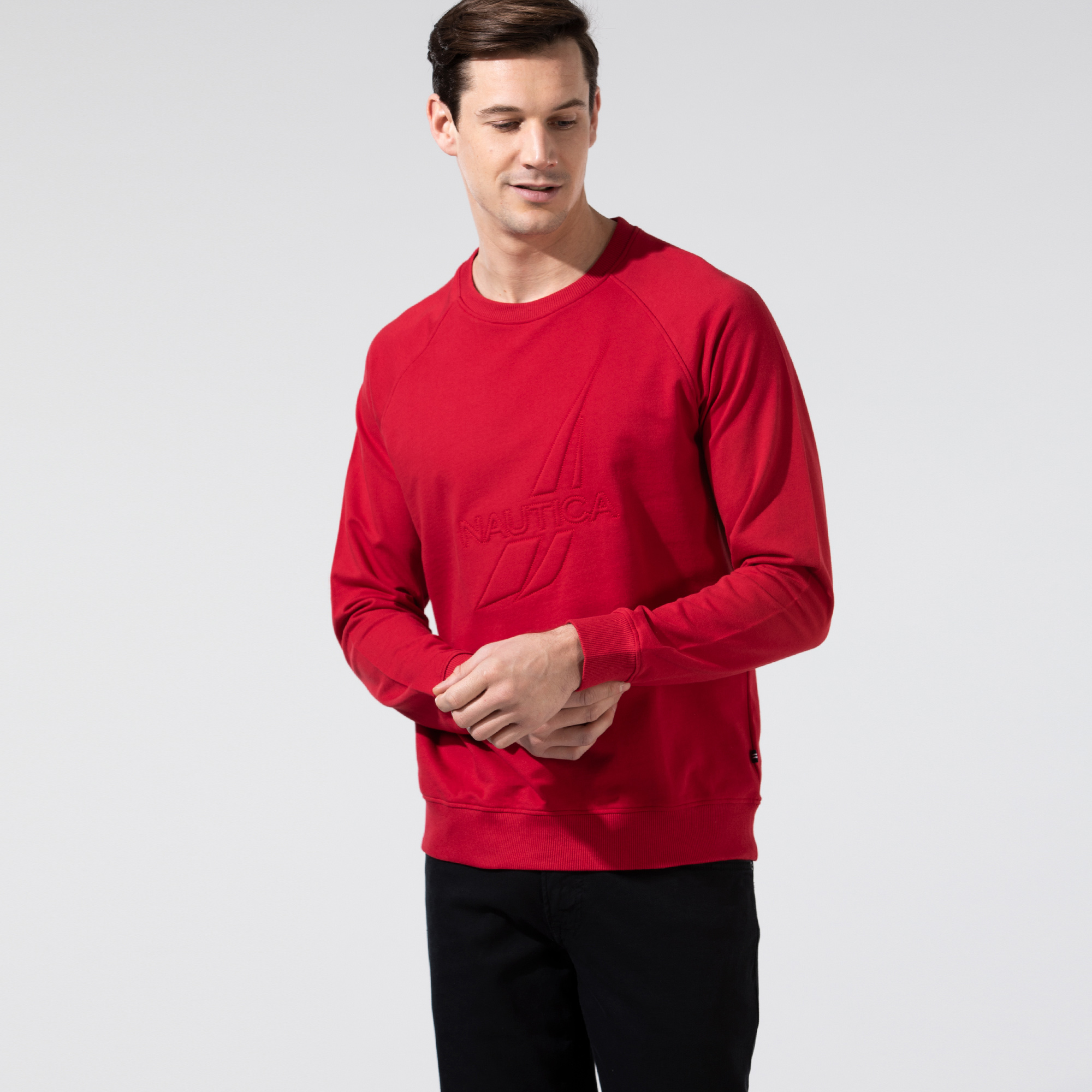 Nautica Erkek Kırmızı Sweatshirt. 1