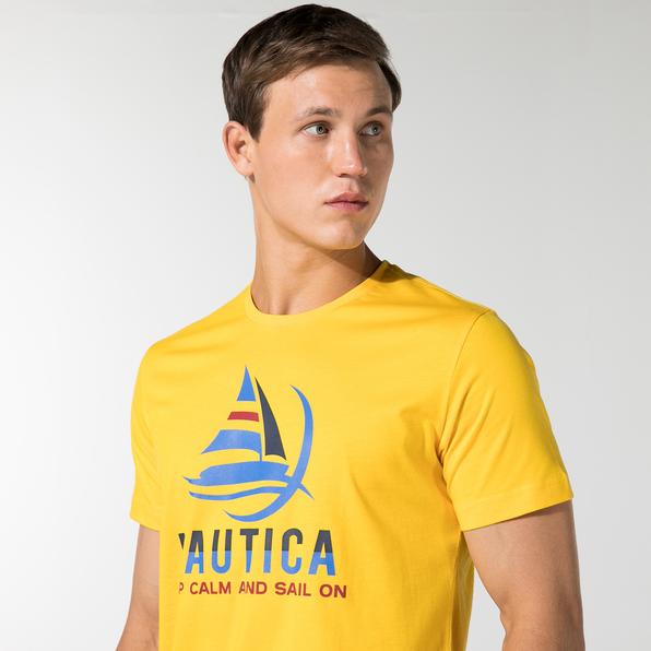 NAUTICA Erkek Sarı T-Shirt_3