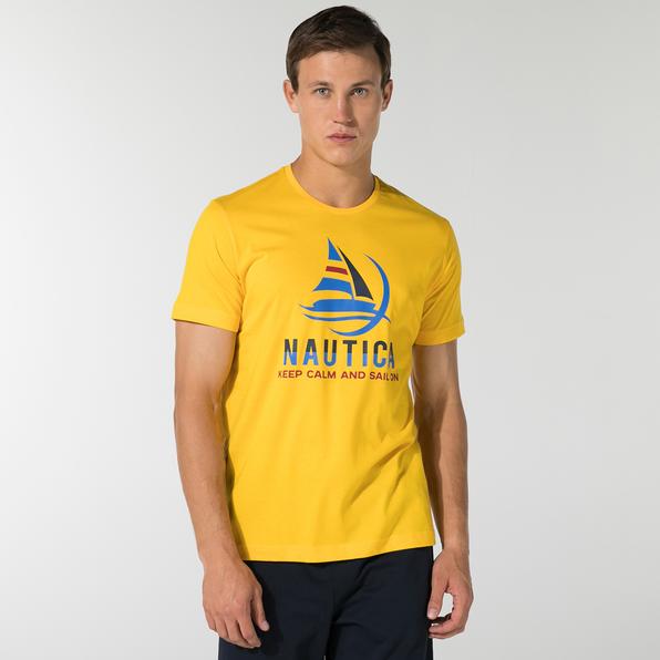 NAUTICA Erkek Sarı T-Shirt_0