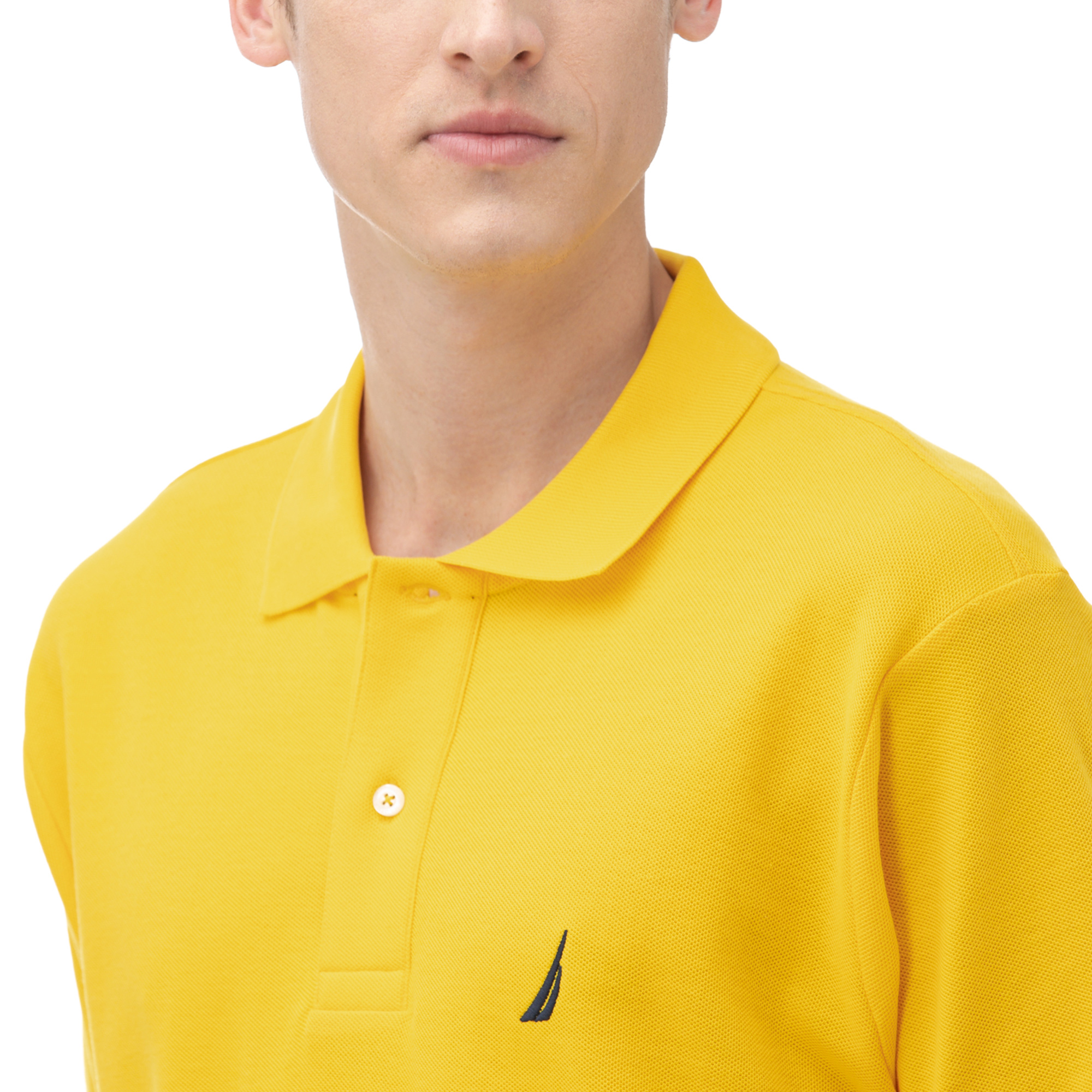 NAUTICA Erkek Classic Fit Sarı Polo
